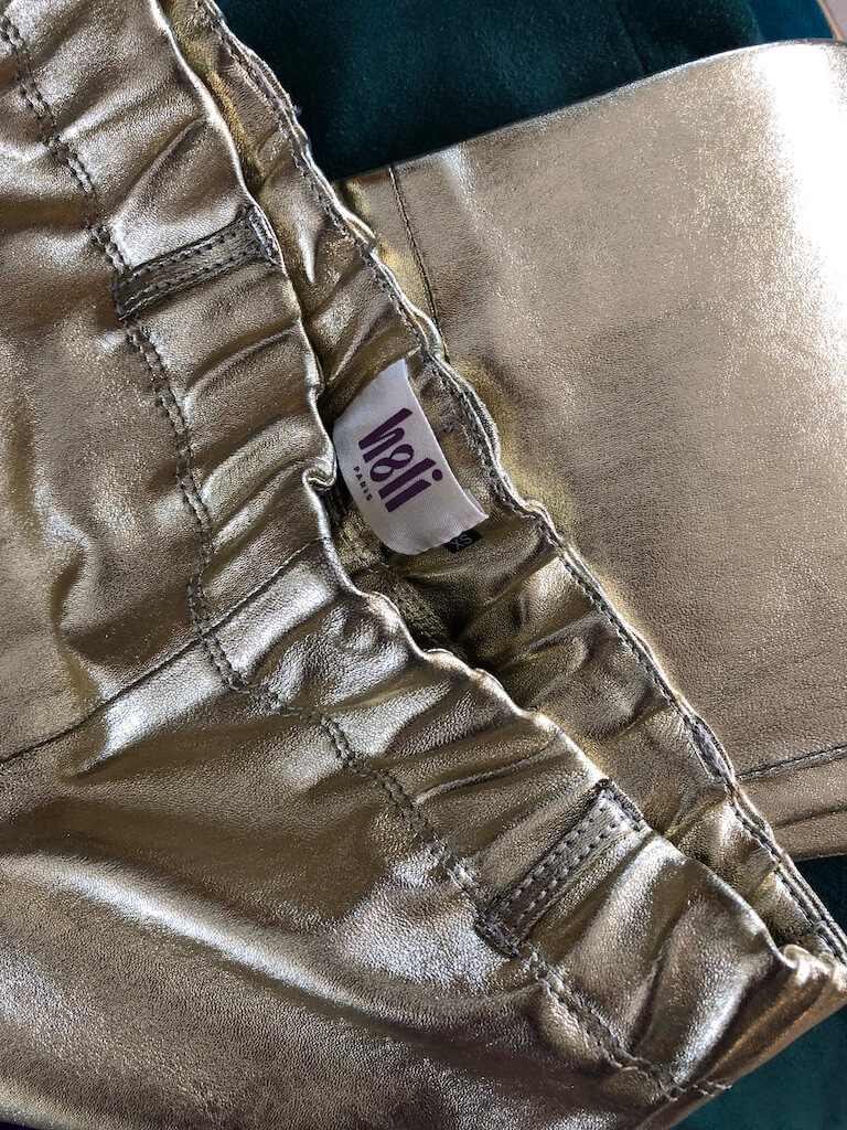 H8li leather trousers